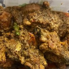 A picture of Mustard chicken.