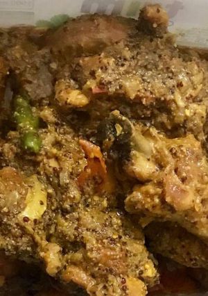 A picture of Mustard chicken.