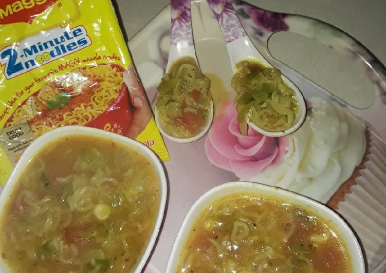 Recipe of Award-winning Maggi noodles soup