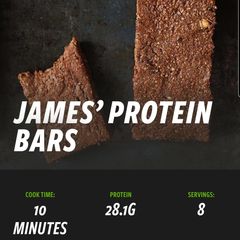 James protein bars A picture of James protein bars.