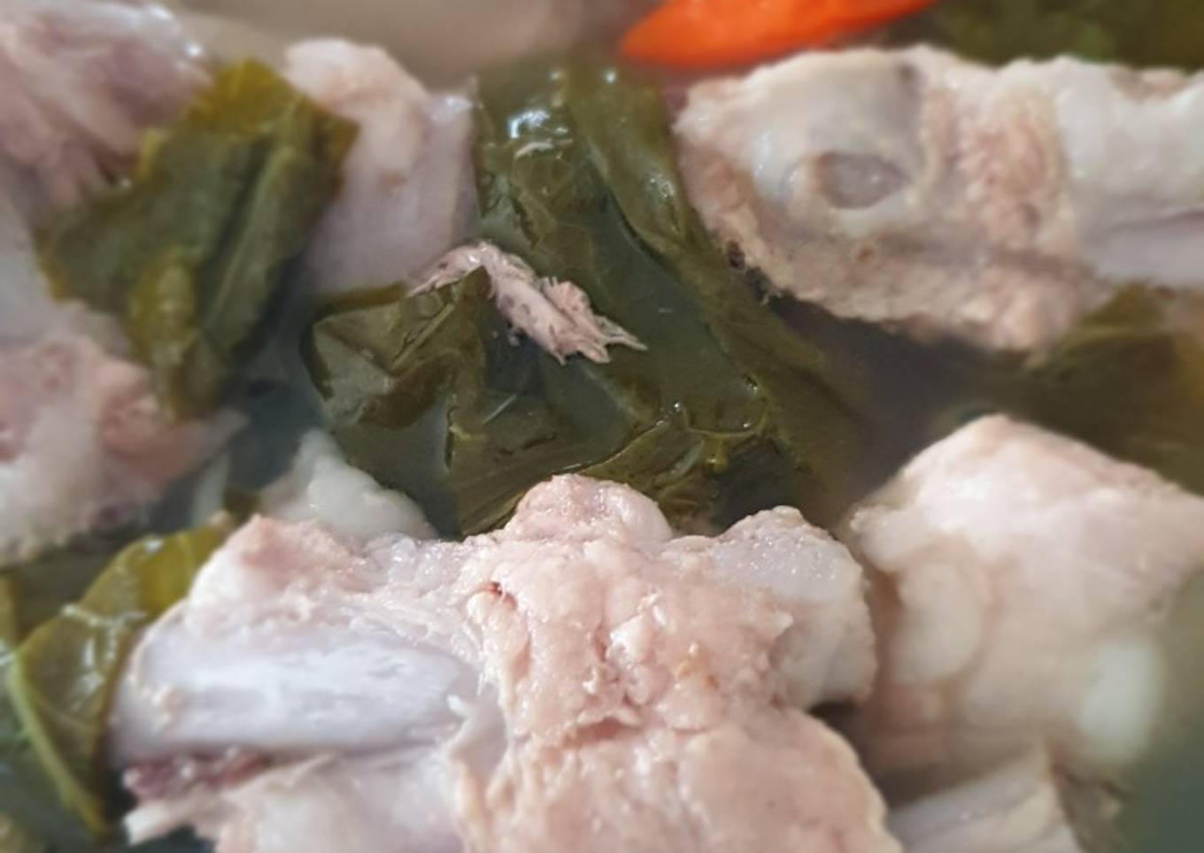 Sop bakut sayur asin