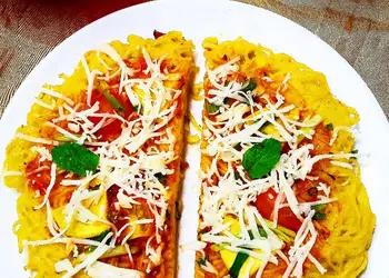 Resep Baru Ramen Pizza (Pizza Mie) Mantul Banget