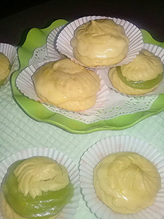 Foto resep Soes Isi Vla Keju GreenTea