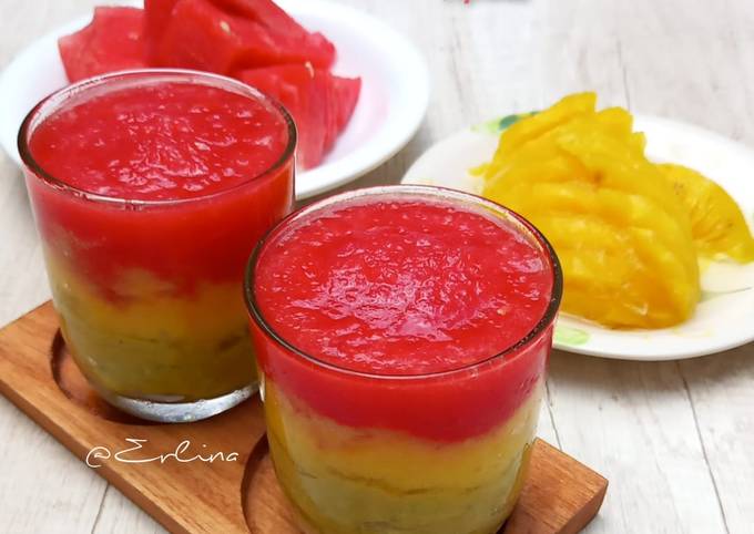 Resep Smoothies Semangka Nanas Dan Alpukat Oleh Erlina Cookpad