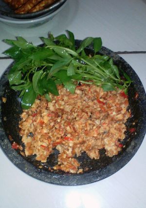 Foto resep Sambal tempe extra pedas