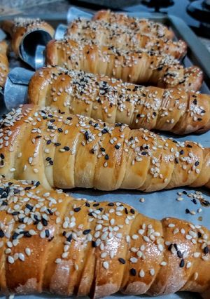 Una foto de PAN🥖TORNILLO para rellenar...!😋
