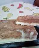 Barra de helado de nata y chocolate en thermomix
