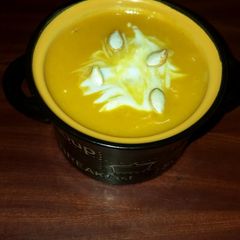 A picture of Pumpkin Soup.