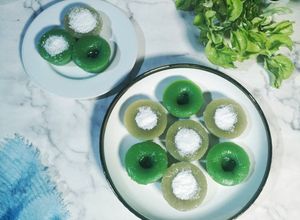 Foto resep 770. Kue Lumpang tanpa Air Kapur Sirih