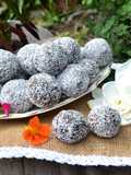 Trufas expres rellenas con dulce de leche💘