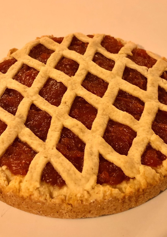 Una foto de Pasta frola de membrillo