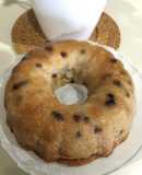 Pudín de Pan sin Lactosa con Licor de Naranja y Uvas Pasas