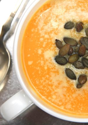 Sütőtök krémleves recept fotója