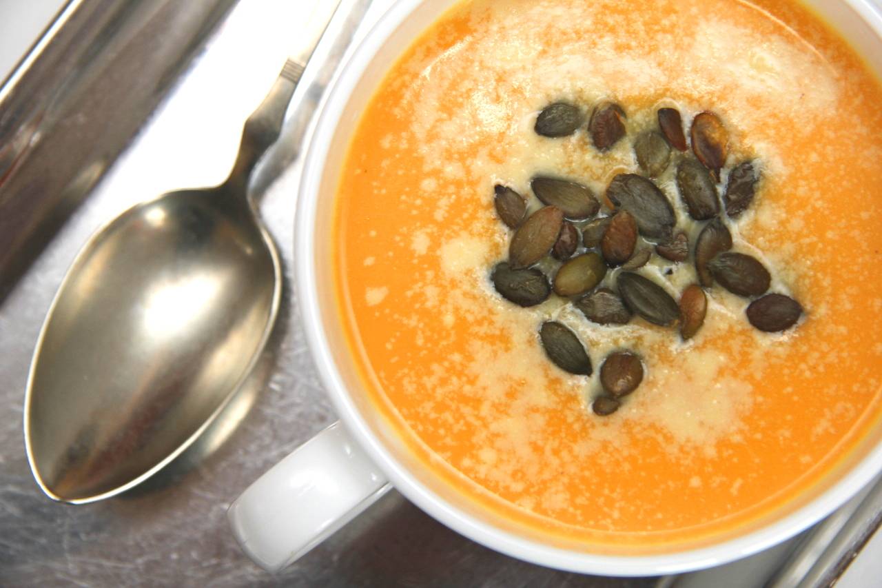 Sütőtök krémleves recept recept fotó