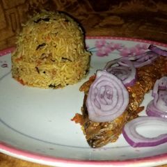 A picture of Cinnamon rice.