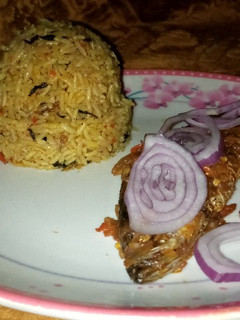 A picture of Cinnamon rice.