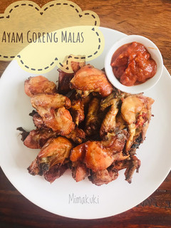 Foto resep Ayam goreng malas dan sambal tomat