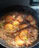 Pulpa de cerdo con verduras
