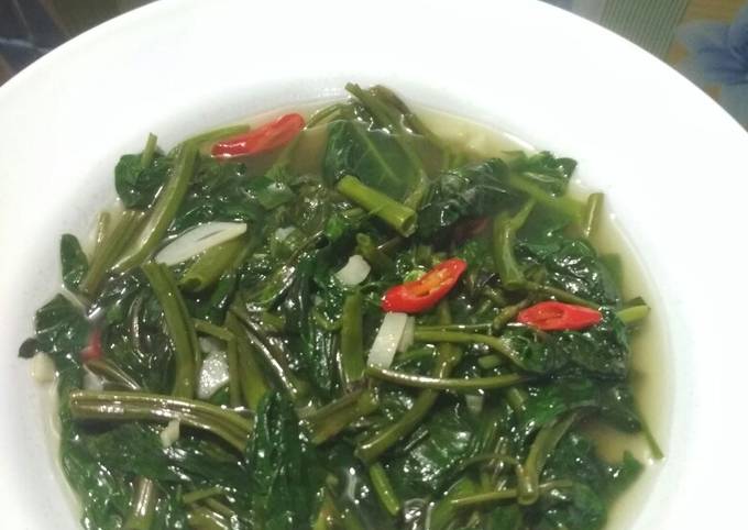 Resep Cha kangkung oleh Lu'lu Atin Nafisa - Cookpad