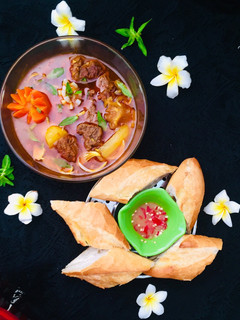 Hình của món Bò kho cốt dừa.