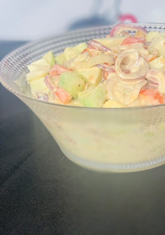 A picture of # Saladcontest CUCUMBER SALAD.