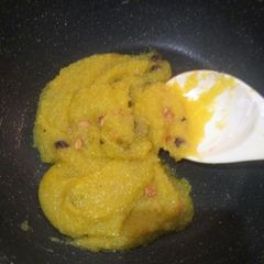 Milk rava or sooji kesari A picture of Milk rava or sooji kesari.
