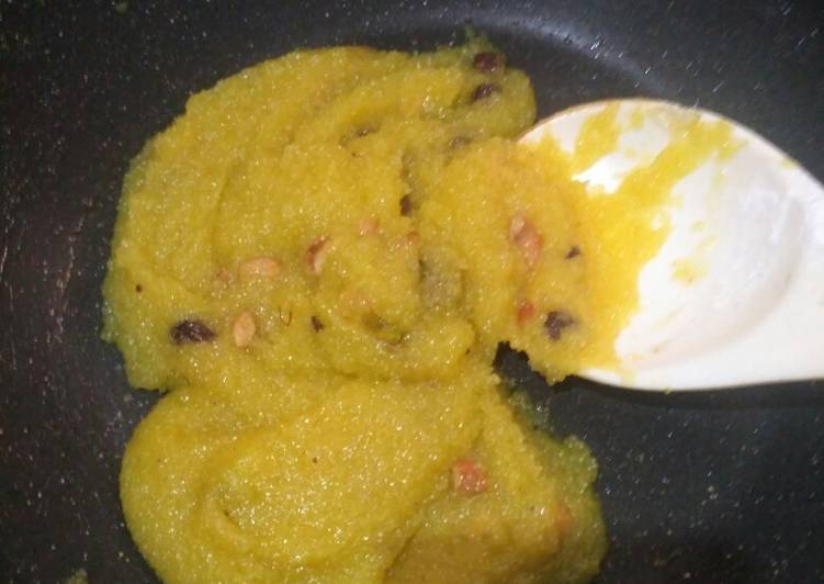 Milk rava or sooji kesari