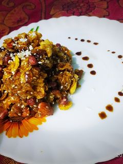 ড্রাই ফ্রুটস স্যুইট চাট (dry fruts sweet chat recipe in Bengali) রেসিপির প্রধান ছবি