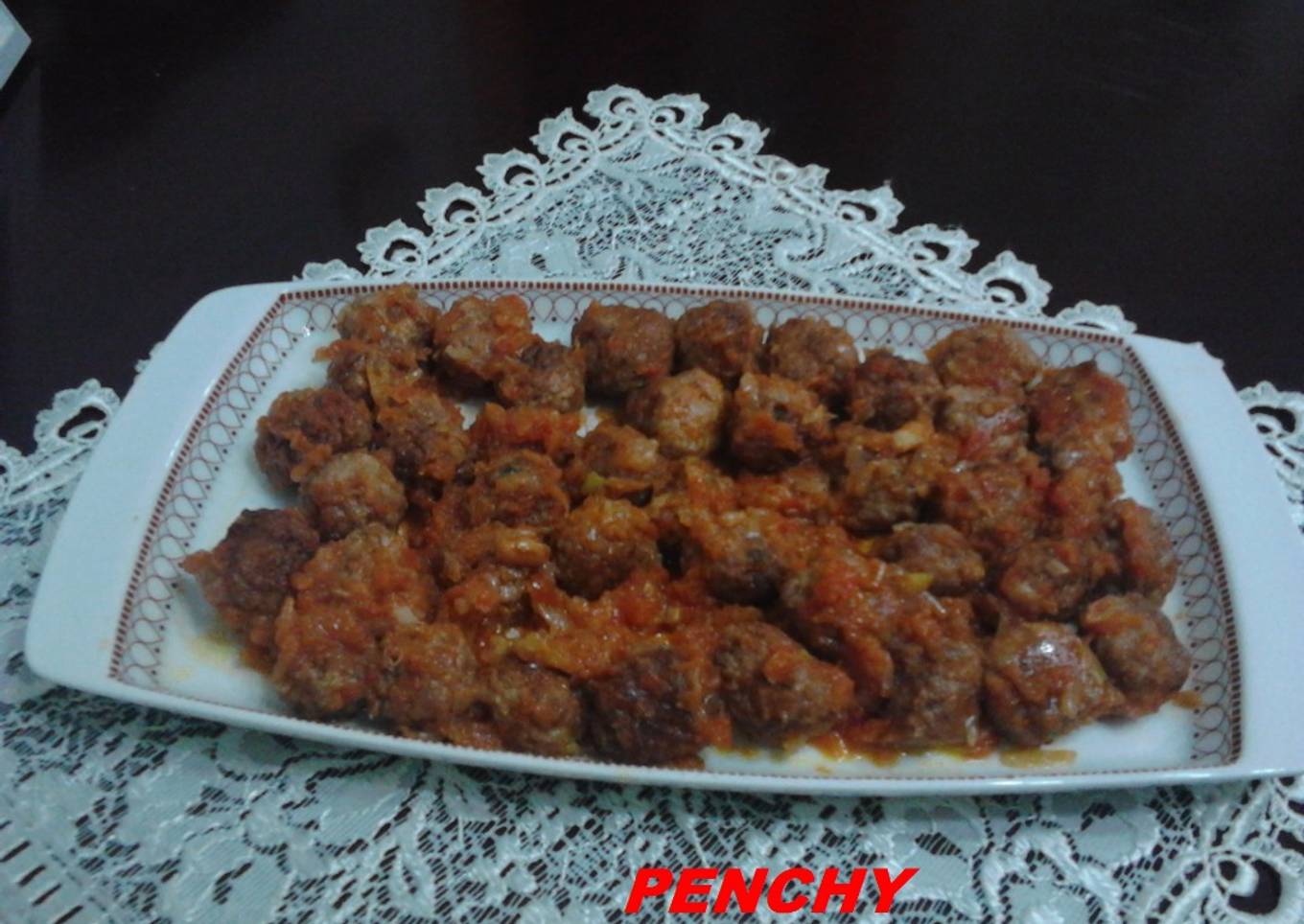 Albondigas picantes con cúrcuma y curry