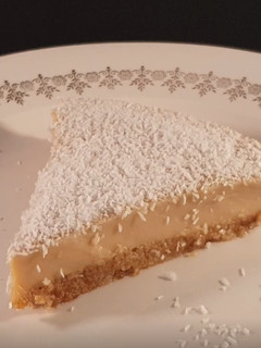 Una foto de Tarta vegana de coco