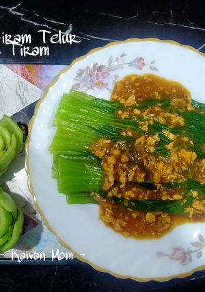 Foto resep Pakcoy/Bok Choy Siram Telur Saus Tiram
