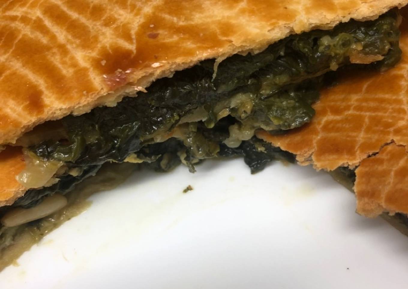 396. Empanada de espinacas y queso (entrante verdura)
