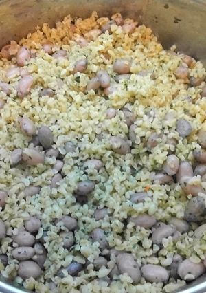 Fejtett babos bulgur recept fotója