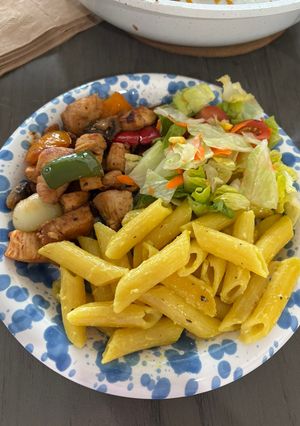 صورة لوصفة معكرونة طاووق دنيا سي(طبق الشيف)
