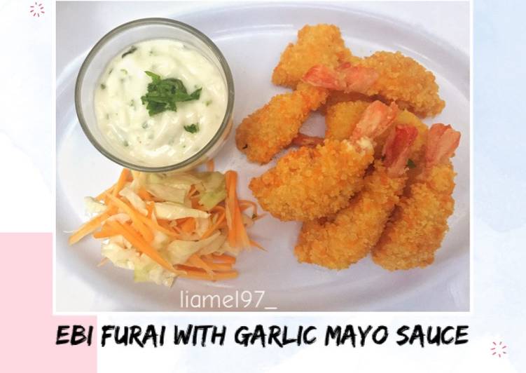 Ebi Furai With Garlic Mayo Sauce