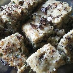 Bajra Moth Methi Dhokla A picture of Bajra Moth Methi Dhokla.