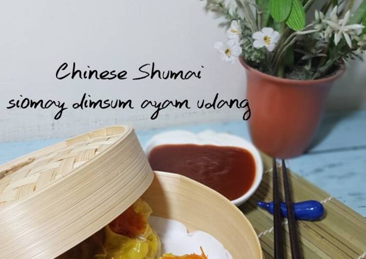 Resep Chinese Shumai Siomay Dimsum ayam udang ala Ny 