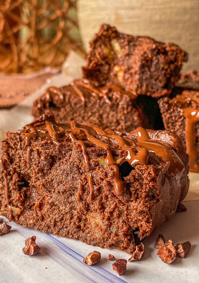 Una foto de Brownie de aguacate