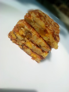A picture of Potato and plantain omelette.