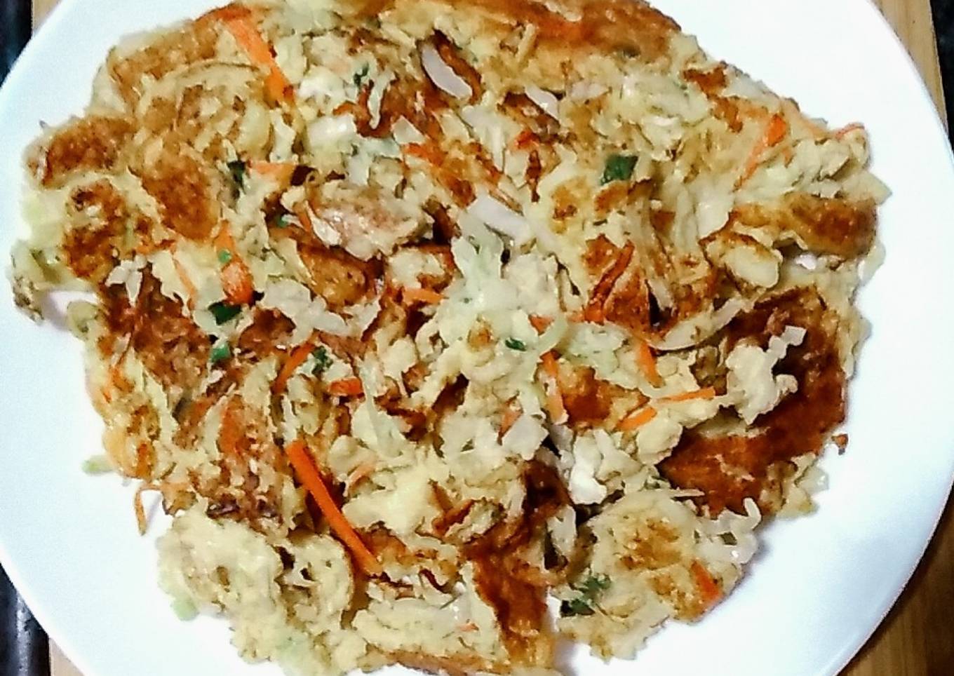 Cabbage omelette