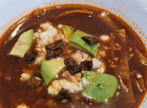Una foto de Sopa de tortilla