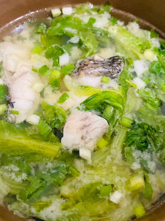 簡易鱸魚味增湯 的食譜成品照片