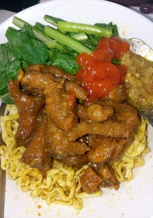 Foto resep Mie ayam ceker kampung