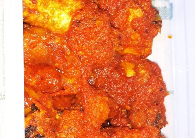 Resep Balado ayam 😍, Bikin Ngiler