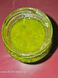 Pesto de rúcula y menta