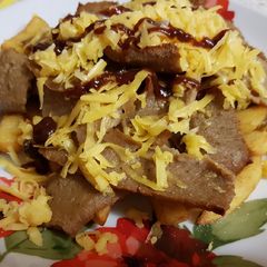 A picture of My Naughty but ever so Tasty kebab Dish. 😉.