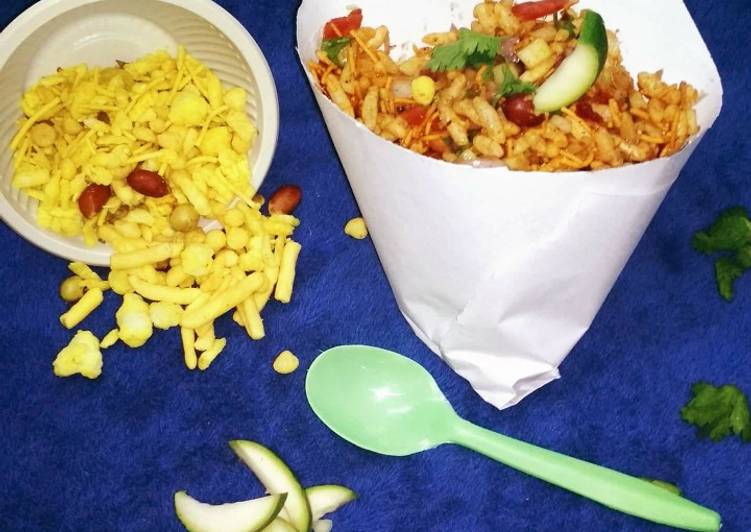 Recipe of Super Quick Homemade Schezwan bhel