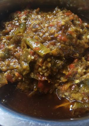 Foto resep Sambel lombok ijo