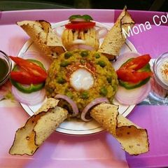 A picture of Moong Dal Khichdi Papadman.