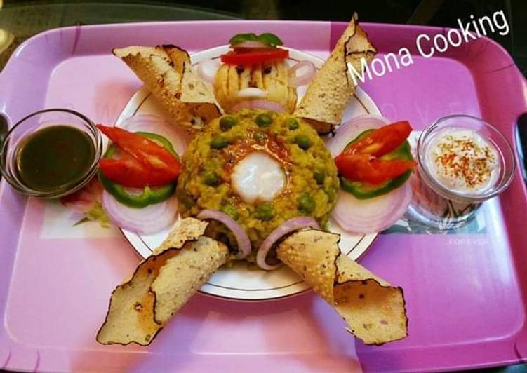 Simple Way to Make Homemade Moong Dal Khichdi Papadman